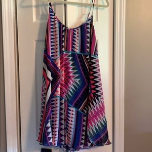 Express Multi Pattern Dress